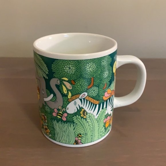 Vintage Made in Japan Ceramic Jungle Mug - Picture 2 of 6